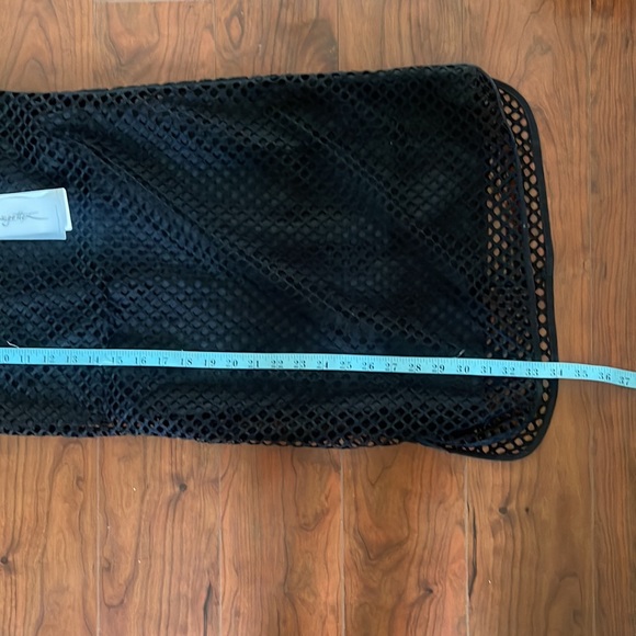 NWT Gottex Black Net Racerback Mini Dress - Picture 10 of 11